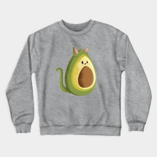 Avocado Cat Crewneck Sweatshirt